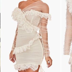 House of CB Sorelle Asymmetric Mini Dress